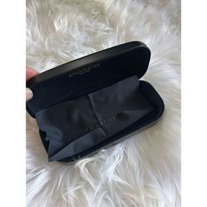 Coach eyeglass case black